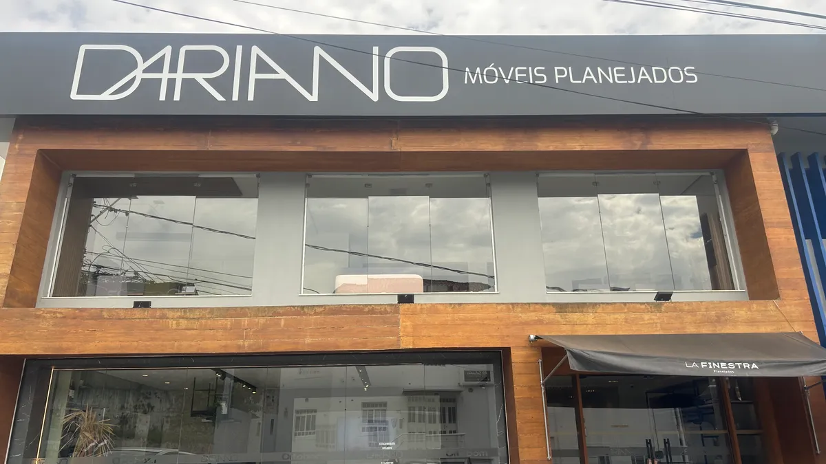 Fachada da loja Dariano Móveis Planejados em São José dos Campos